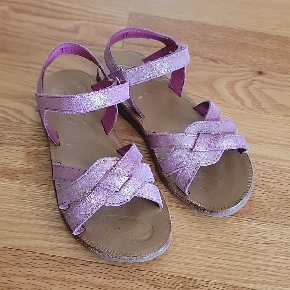 Joules Glitter Sparkle Shimmer Pink Sandals